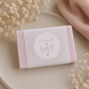 Luxe roze zeepje